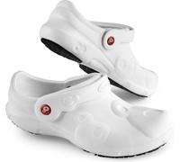 Schu'zz Schuzz hombres zuecos zapatos profesionales PRO Homme uni CE 20347 Blanc / White EUR 45