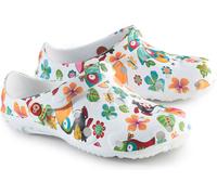 Schu'zz Schuzz zapatos de baño zueco mujer Globule Femme imprimé Toucan / Multicolor EUR 39