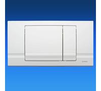 SCHWAB Riva Pulsador Blanco Panel Placa de Empuje 2 Mezclar Flushing
