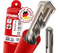 SCHWABENBACH ® Broca SDS Plus 20mm x 460 - para hormigón - Perforación precisa y rápida - con punta de metal duro - Broca larga para mampostería - No se engancha en el hierro de armadura 20x460mm