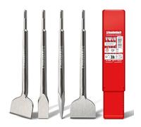 SCHWABENBACH® SDS Plus - Juego de cinceles (4 piezas, 250 mm de largo)