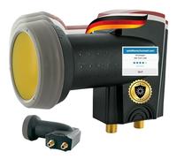 SCHWAIGER 340 Twin LNB Low Noise Blockconverter Sun Protect Tapa LNB Digital Resistente al Calor Accesorios para Antenas parabólicas protección contra la Intemperie contactos Dorados Antracita