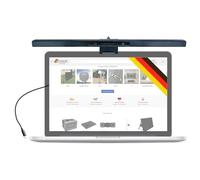 SCHWAIGER 659931 Lámpara LED para monitor con sensor táctil integrado lámpara de escritorio screenbar luz de monitor regulable conexión USB