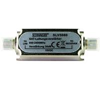 Schwaiger SLV5060531 Amplificador señal de TV 950-2400 MHz - Amplificador de señal de TV (F, 92 x 55 x 29 mm, 80 g)