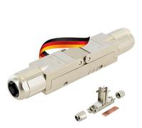 SCHWAIGER -NKSV1 531- Cat 6A Keystone - Conector de Cable de Red para conectar Dos Cables de Red sin ensamblar