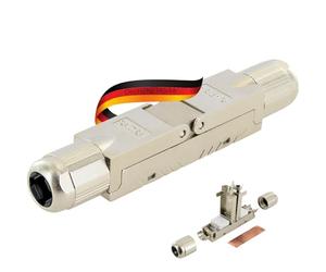SCHWAIGER -NKSV1 531- Cat 6A Keystone - Conector de Cable de Red para conectar Dos Cables de Red sin ensamblar