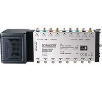 Schwaiger SEW4098531 - Conmutador satélite DiSEqC (9 entradas, 8 salidas), color plateado