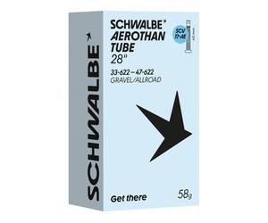 Schwalbe 17-AE Aerothan SCV tubo para 28" blanco