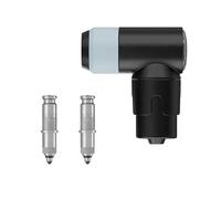 Schwalbe Kit de conversión Clik Valve + cabezal de bomba SCV gris