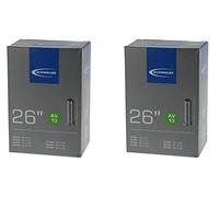 Schwalbe AV13 Cámara de Aire, Unisex-Adult, Negro, 26''