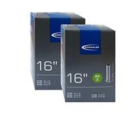 Schwalbe AV3 Inner Hose, Black, 16 Inch (Pack of 2)
