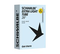 Schwalbe Cámara de Aire para Bicicleta SV15-EL Extra Light 23/28-622/630 IB Black 80 mm