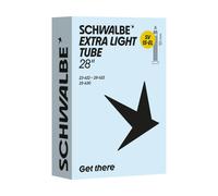 Schwalbe Cámara de Aire para Bicicleta SV15-EL Extra Light 23/28-622/630 IB Black 50 mm