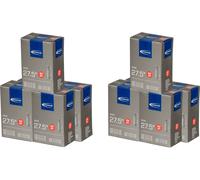 Schwalbe Cámara de aire 21 para cubiertas de 27,5" - 10 unidades negro 27.5 x 1.5-2.4 SV 40 mm