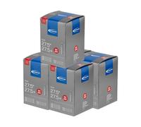 Schwalbe Cámara de aire 21F para 27,5+ Freeride - 5 unidades negro 27.5 x 2.10-3.00 AV 40 mm