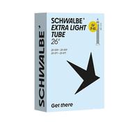 Schwalbe Cámara de Aire para Bicicleta SV11-EL Extra Light 20/25-559/571 IB Black 60 mm