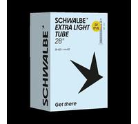 Schwalbe Cámara de Aire para Bicicleta SV17-EL Extra Light 28/44-622 IB Black 60 mm