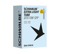 Schwalbe Cámara de Aire para Bicicleta SV19L-EL Extra Light 54/75-584/622 IB Black 60 mm