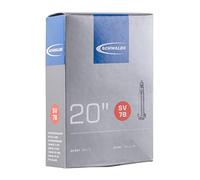 Schwalbe Cámara de Aire para Bicicleta Sv7b 23/25-451 EK 40 Mm, Unisex Adulto, Negro, 20 x 0,90/1 (23/25-451)