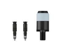 Schwalbe Kit de conversión Clik Valve + adaptador de cabezal de bomba SCV negro