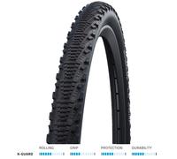 Schwalbe CX Comp - Cubierta para Bicicletas 40-622 (28×1,50´´) 700×35C Negro/ Re