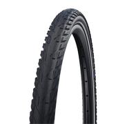 Schwalbe Fahrradreifen Silento (47-559) HS 421 Activeline Kevlarguard Drahtreifen Reflex Cubiertas, Unisex, Negro con Rayas Reflectantes, 26 x 1,75