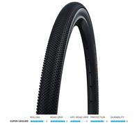 SCHWALBE G-One Allround Neumático de Bicicleta, Unisex Adulto, Negro, 28x1.50