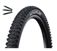 Schwalbe Hans Dampf Performance TLR TwinSkin ADDIX E-25 - Neumáticos plegables (1 unidad, 26 x 2,35), color negro