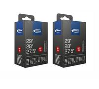 Schwalbe Juego de 2 tubos de cámara de aire para bicicleta 27.5 - 29 pulgadas SV19 28 x 1,5-2,35 40-62/584-622 NR.19 SV
