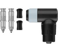 Schwalbe Kit de conversión Clik Valve + cabezal de bomba SCV gris