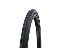 Schwalbe Marathon E-Plus - Cubierta Unisex para Adulto, Color Negro y Reflectante, 28 x 2.00