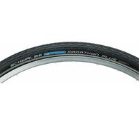 Schwalbe Marathon Más Neumático 26x1-3/8 Cable Cuenta Negro Con Reflectante
