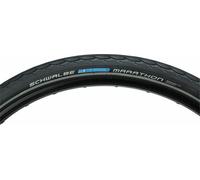 Schwalbe Marathon Neumático 650b X 44 Cable Cuenta Negro Con Reflectante Lateral