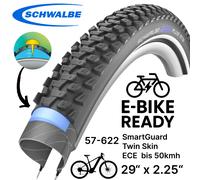 Schwalbe Marathon Plus MTB Ebike Viaje Sg 29x2, 25" E50 Reflejo