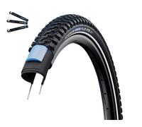 Schwalbe Marathon Plus MTB SmartGuard E-50 ADDIX 57-559 - Neumático para bicicleta (26 x 2,10), color negro