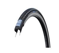 Schwalbe Marathon Racer Performance Line Clincher Bicycle Tyre, Black/Reflex, 18
