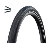 Schwalbe Motion Big Apple RaceGuard ADDIX Green E-25 - Neumático para bicicleta (24 x 2,00 cm), color negro