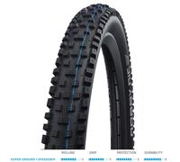 Schwalbe Nobby NIC Evo Folding Tyre 62-584 (27.5 x 2.40 Inches) Super Ground