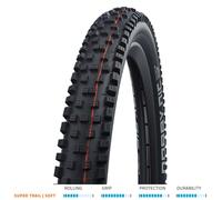 Schwalbe Nobby NIC Evo Folding Tyre, 62-584 (27.5 x 2.40 Inches) Super Trail Ner