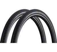 Schwalbe Set de 2 cubiertas de alambre Marathon Plus E-50 28" negro 28x1.75
