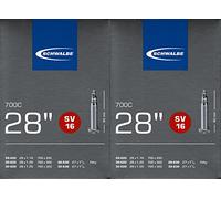 Schwalbe SV 16 28 pulgadas - Tubo de manguera (2 unidades)