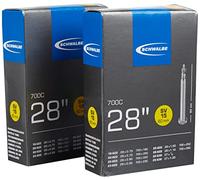 Schwalbe SV15 60 Cámara de Aire, Unisex-Adult, Negro, 700C (2 unidades)