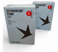 Schwalbe SV17 SV 17 - Cámara de aire (2 unidades, 28 x 1,2-1,75, 28/47-622)