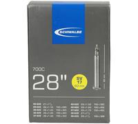 Cámara SCHWALBE TOUR 28, 700 x 28-47c, válvula presta (fina), 60 mm