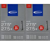 Schwalbe Cámara de aire 21F para 27,5+ Freeride negro 27.5 x 2.10-3.00 SV 40 mm