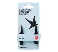 Schwalbe Tubeless Ventil - 2er Fahrradventil Set für Tubeless Reifen - 40/60/80/