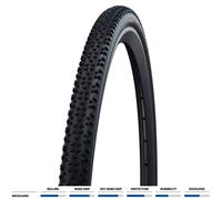 Schwalbe Cubierta plegable X-One Allround Performance ADDIX RaceGuard 28" negro 33-622 (700x33C)