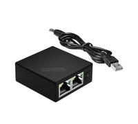 Schwamm 1 en 2 Salidas 1000Mbps Extensor de Cable de Red RJ45 Conmutador de Red Gigabit RJ45 Divisor Gigabit RJ45 para Enrutador PC PortáTil