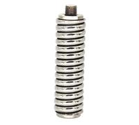Schwamm 1 pieza -3H CB Antena de resorte de acero inoxidable plateado para soporte de antena de radio CB de vehículo hasta 60 pulgadas de largo y 3/8 pulgadas - 24 hilos