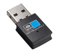 Schwamm Adaptador USB WiFi Bluetooth, Tarjeta de Red Bluetooth 4.2 150Mbps WiFi Dongle, Transmisor Receptor WiFi Bluetooth